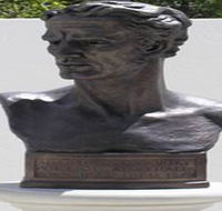 Adam Lindsay Gordon Bronze Bust - SA Accommodation