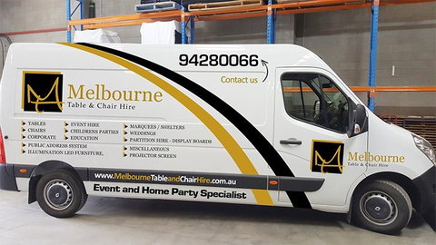 Melbourne Table & Chair Hire - SA Accommodation 1