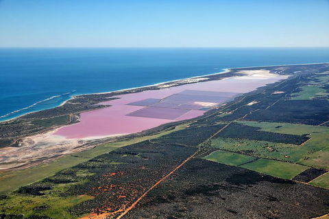 Pink Lake & Abrolhos Island Flyover - SA Accommodation 1