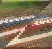 Piano Park Bench Moonta - SA Accommodation