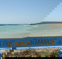 Simms Cove lookout and beach Moonta Bay - SA Accommodation