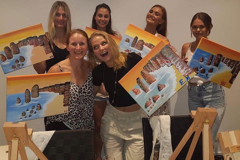 Friday Night 2 For 1 Paint And Sip Art Sessions - SA Accommodation 1