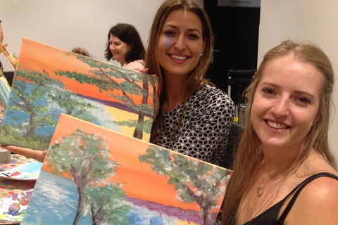 Friday Night 2 For 1 Paint And Sip Art Sessions - SA Accommodation 4